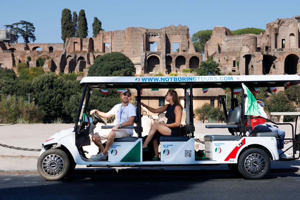 Rome: Fun Golf Cart Tour with Music and Gelato - San Pietro in Vincoli and Pincio Terrace: The View That Makes Rome Click