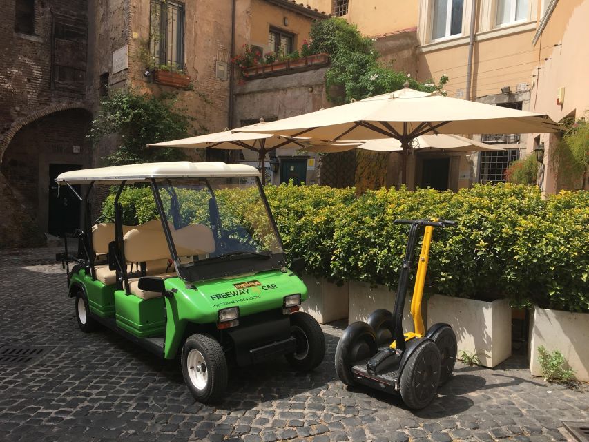 Rome golf car tour - Villa Borghese finish: the surprise view from above