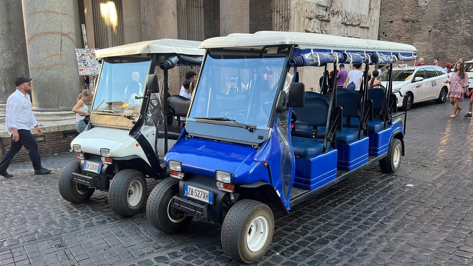 Rome: Golf Cart Big group Tour - Why A Golf Cart Tour Works So Well in Rome