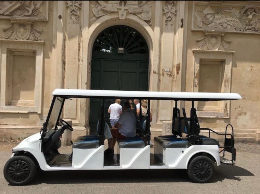 Rome: Golf Cart City Tour with Hotel Pickup & Gelato - The Colosseum Area, Arch of Constantine, and Roman Forum Views
