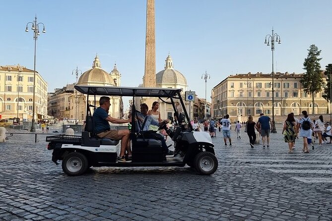 Rome Golf Cart Tour: Discover the Pinnacle Experience - Campo dè Fiori, Borghese, Palatine Hill, and the Seven-Hills Swing