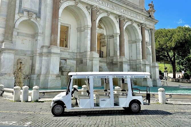 Rome Golf Cart Tour : Half-Day Private or Small Group Sightseeing - Piazza Navona: Fountains, Architecture, and Coffee Energy