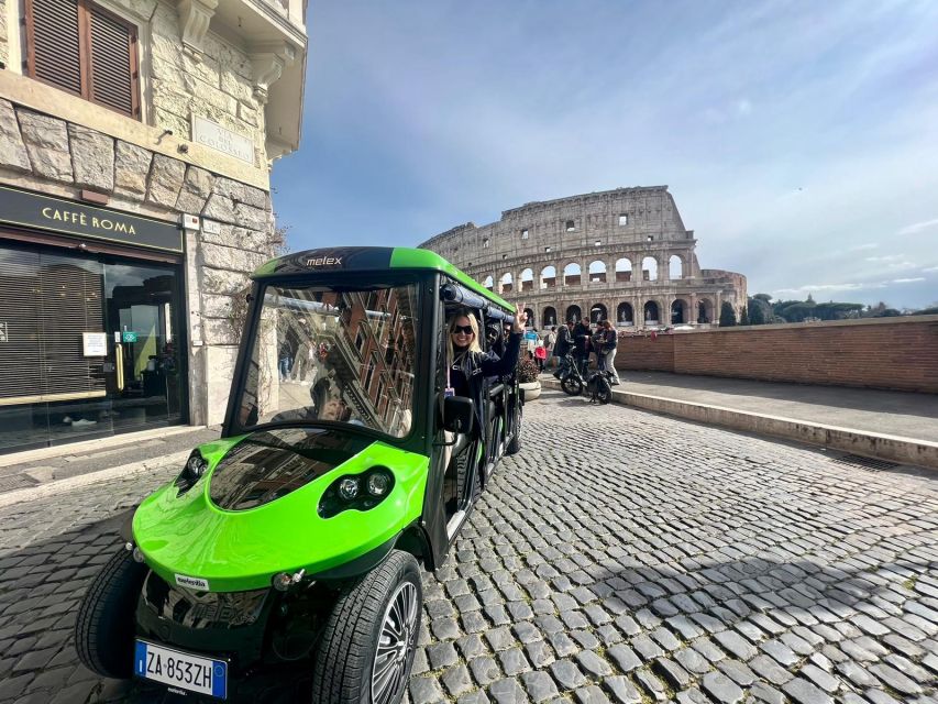 Rome: Golf Cart Tour with Artisanal Gelato Tasting - Key Highlights You’ll Feel Right Away