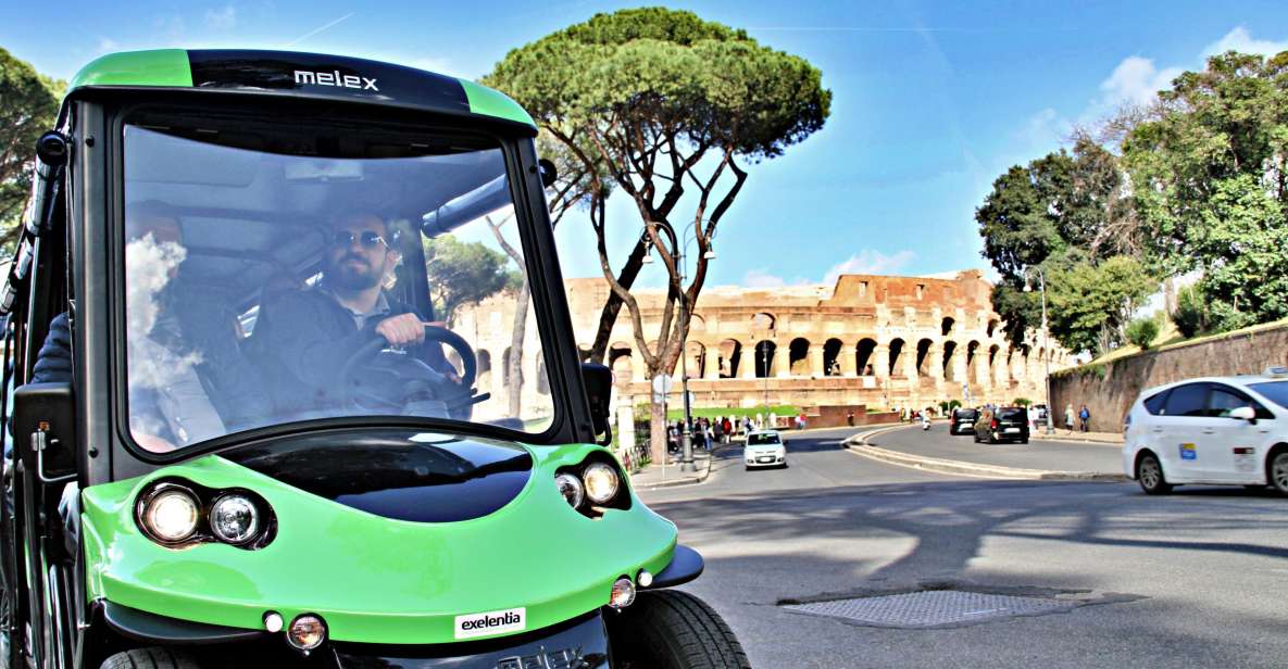 Rome: Golf Cart Tour with Artisanal Gelato Tasting - Getting Started: Via del Fagutale 2 and a Smooth First Move