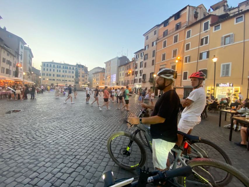 Rome: Guided eBike Evening Tour with italian Aperitif - Piazza Navona to the Pantheon: Where the Aperitif Makes Sense