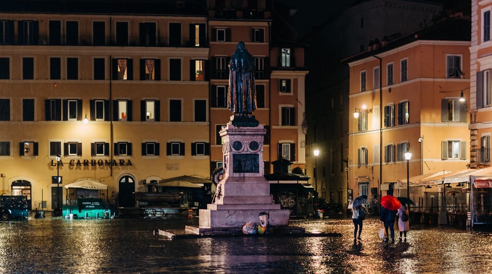 Rome: Guided Haunted Rome Ghost Tour with Dowsing Rods - The Fountain of the Mask, Piazza Farnese, then Campo de’Fiori energy