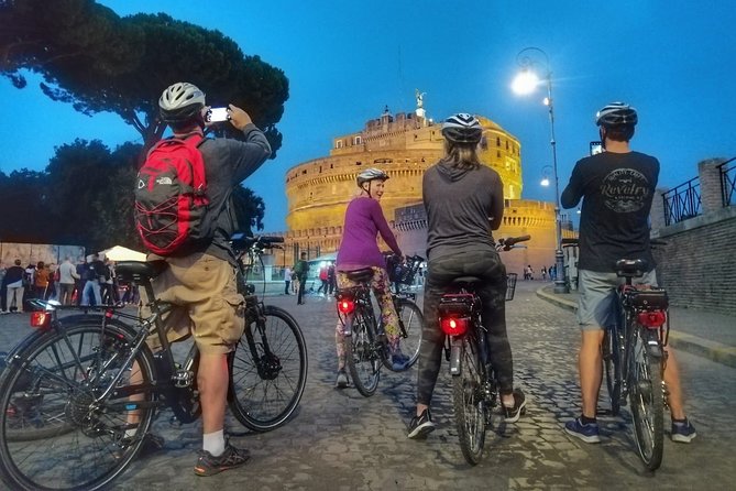 Rome: Guided Sunset E-Bike Tour – Historic Center - From Circus Maximus to the Orange Garden sunset panorama