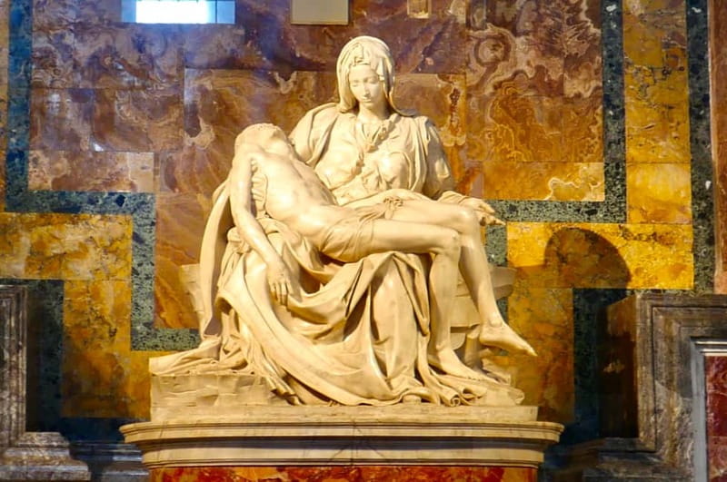 Rome: Guided Tour of St. Peter's Basilica, Grottoes & Square - Michelangelo’s Pietà: the moment most people remember