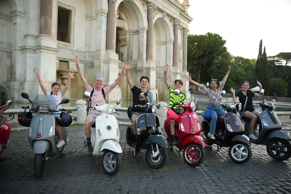 Rome: Guided Vespa Tour with Professional Photoshoot - Professional Photos with Your Vespa: What You’re Paying For