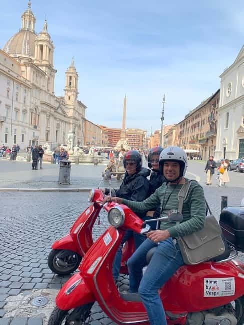 Rome: Guided Vespa Tour with Self-Drive or as a Passenger - Trevi Fountain and Spanish Steps: short guided time, good photo windows