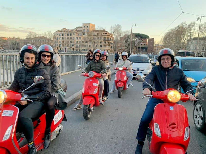 Rome: Guided Vespa Tour with Self-Drive or as a Passenger - Self-drive vs passenger: pick based on real traffic comfort
