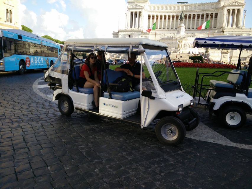 Rome: Highlights and Hidden Sights Golf Cart Tour - Wheelchair Accessibility and Family-Friendly Practicalities