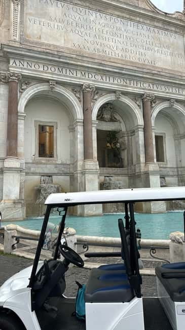 Rome: Highlights Golf Cart Tour with Pizza Snack & Gelato - Key points at a glance