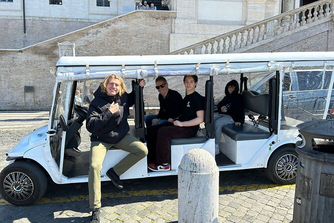 Rome Highlights Private Tour by Golf Cart private tour - Campo de’ Fiori and the Vittorio Emanuele View Stop