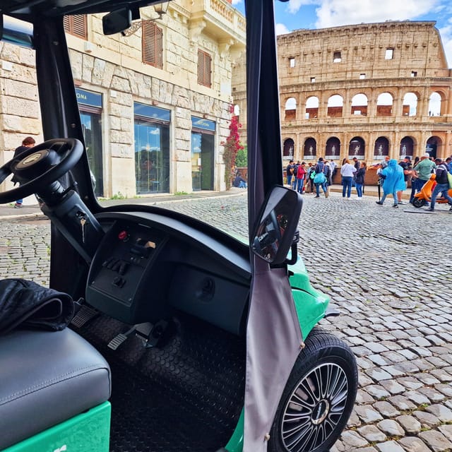 Rome: Highlights Tour by Golf Cart - Basilica di Santa Maria in Cosmedin and Bocca della Verità