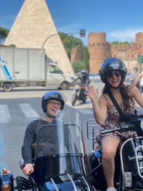 Rome: Highlights Vespa Sidecar Tour with Coffee and Gelato - What Included Really Means for Your Comfort