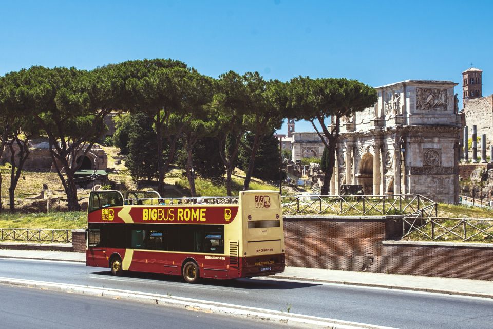 Rome: Hop-On Hop-Off Bus and Optional Cruise Port Transfer - Colosseum to Vatican area: how to plan the stops you actually want