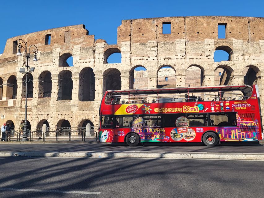 Rome: Hop-On Hop-Off Bus, Roman Forum & Colosseum Tour - Key Points at a Glance