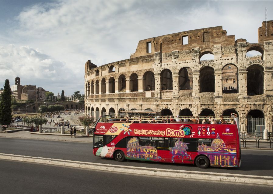 Rome: Hop-On Hop-Off Bus, Roman Forum & Colosseum Tour - Getting There: Redeeming at Vatican Visitor Center or Piazza della Repubblica