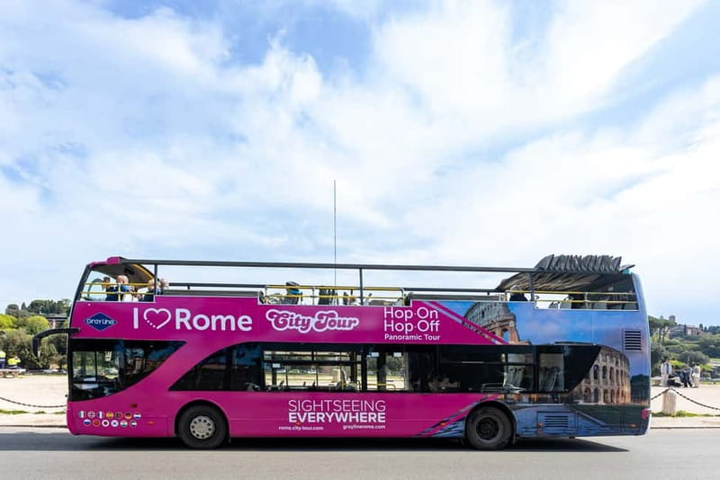 Rome: Hop-on Hop-off Sightseeing Bus Tour with Audioguide - Stop-by-stop: St. Mary Major and the Colosseum corridor