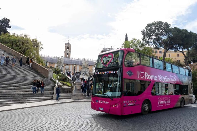 Rome: Hop-on Hop-off Sightseeing Bus Tour with Audioguide - Vatican area stop: St. Peter’s sights from the bus, plus a strategic drop-off