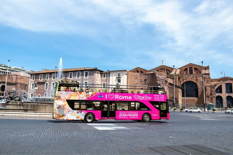 Rome: Hop-on Hop-off Sightseeing Bus Tour with Audioguide - Spanish Steps area: the moment to trade speed for stairs