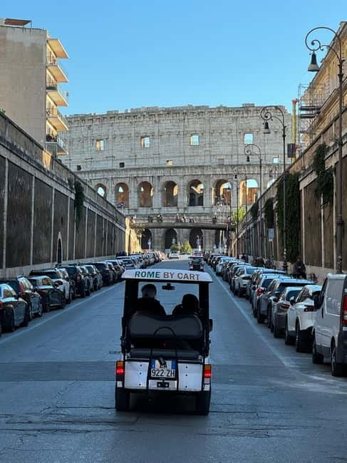 Rome in 3hours with Private Golf Cart tour and food tasting - Key things to know before you ride