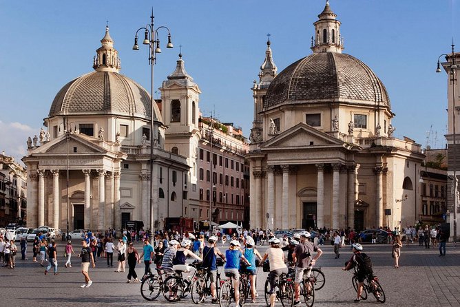 Rome in a Day Cannondale E-Bike Tour with Typical Italian Lunch - The ride plan: 24 km, a leisurely pace, and small-group control