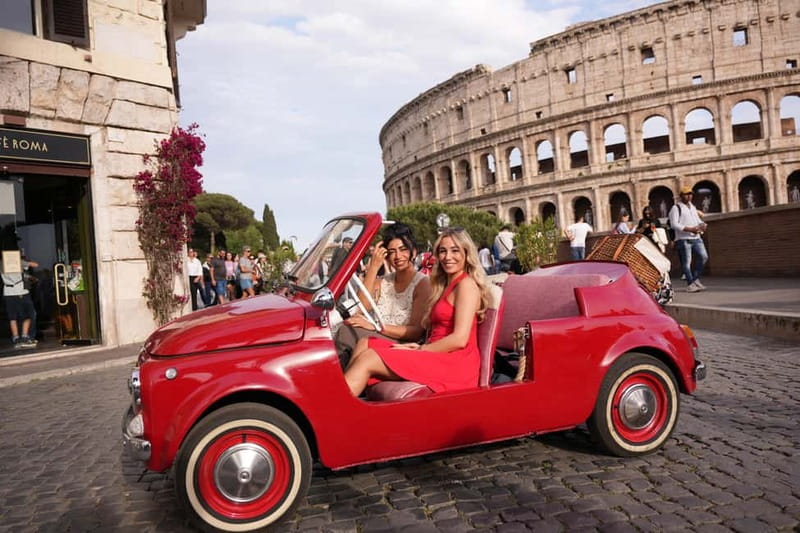 Rome in a Fiat Jolly: Exclusive Vintage Ride & Photo Tour - Meeting Near Pomodoro Nero and What the 2-Hour Time Really Means
