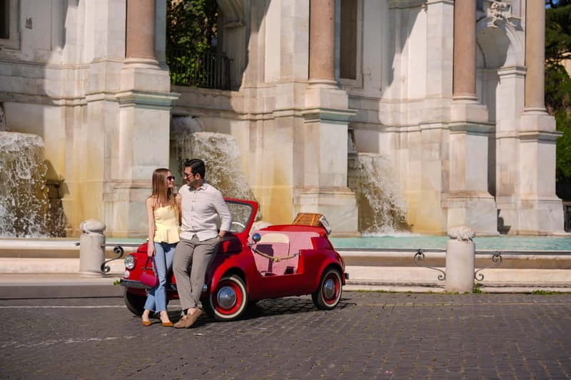 Rome in a Fiat Jolly: Exclusive Vintage Ride & Photo Tour - The Photo Session: How You Get Candid Fiat Shots That Feel Like You