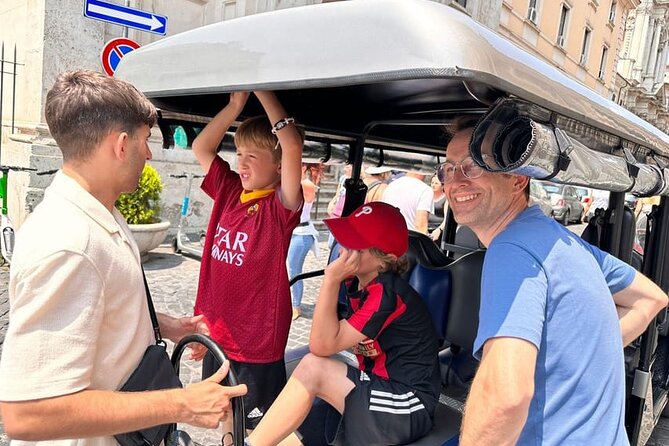 Rome in a Golf Cart Shared tour of Catacomb Ancient Appian - Catacombs of Saint Callixtus (and the Sebastiano Backup)