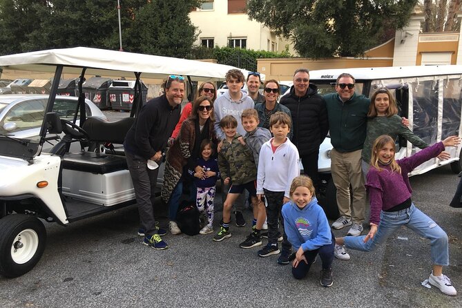 Rome in a Golf Cart Shared tour of Catacomb Ancient Appian - Appian Way (Via Appia Antica): Original Paving and the Imperial Gate Area