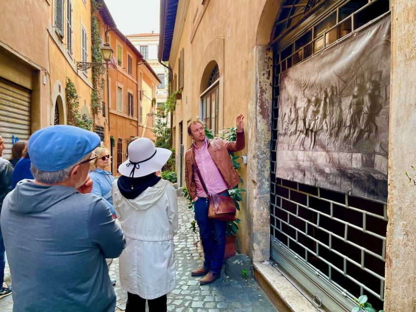 Rome: Jewish Ghetto and Trastevere Tour - The Jewish Ghetto walk: streets with real emotional weight