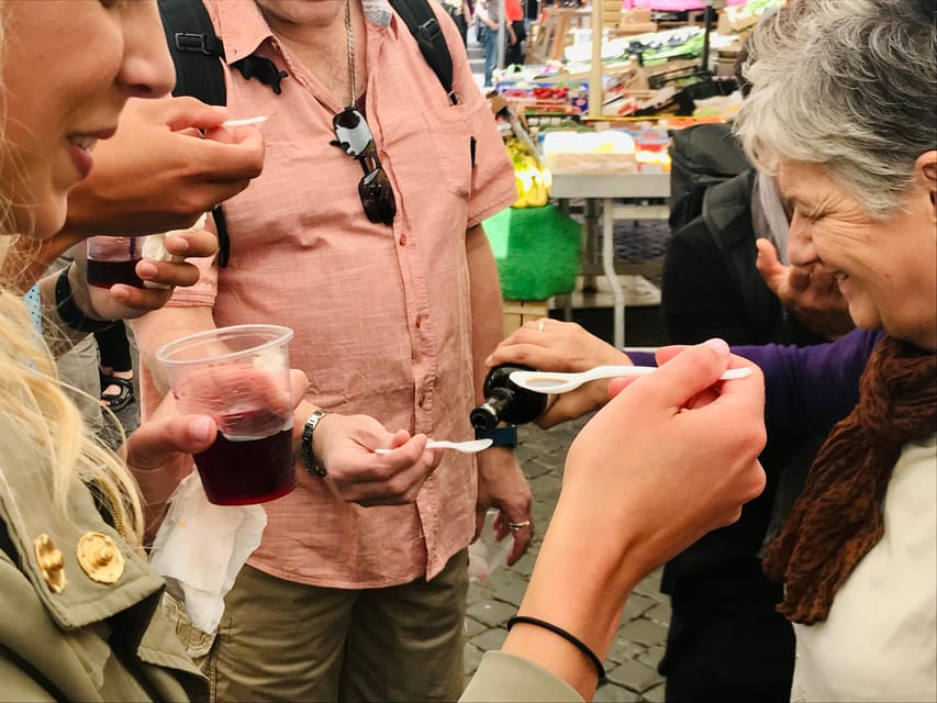 Rome: Jewish Quarter and Campo de' Fiori Street Food Tour - Wine stop and a different way to taste Roman ingredients