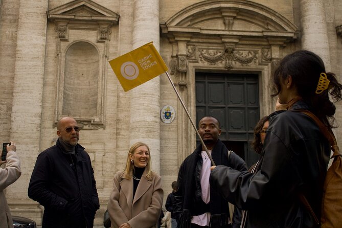 Rome Jubilee Walking Tour of Churches, Bridges & Legends - Piazza di Pietra to the Temple of Hadrian: the walk starts with context
