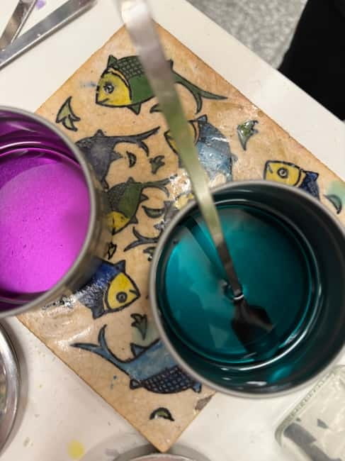 Rome: Make Your Own Candle Near the Colosseum - The Pour: How the Class Keeps It Easy for Kids and Adults