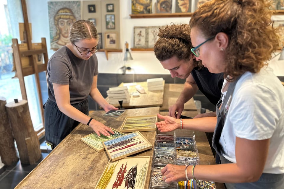 Rome: Micromosaic Jewelry Workshop - Choosing a Silver Pendant Frame: Make Your Piece Feel Yours