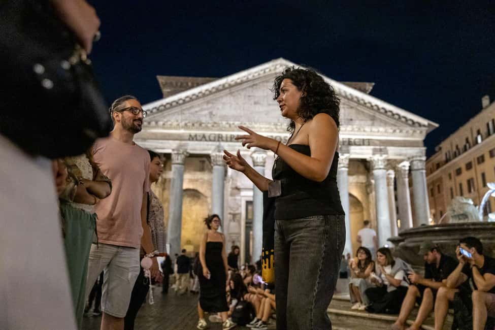 Rome: Moonlight Walking Tour – Free for Kids - Piazza Navona’s Four Rivers and the Pantheon Pass-By