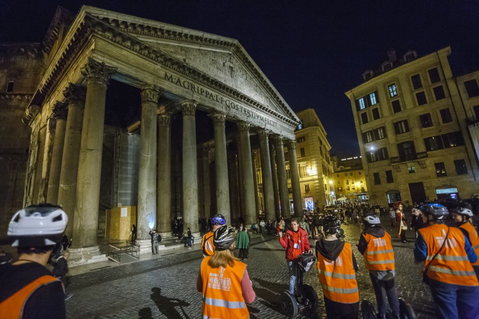 Rome: Night Segway Tour - Stop-by-stop: Hadrian, the Pantheon, Piazza Navona, and the coin at Trevi