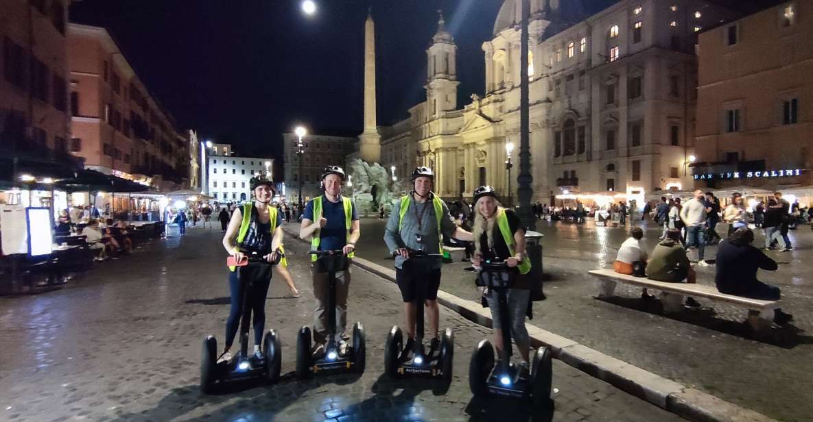 Rome: Night Segway Tour - From Via dei Delfini orientation to the imperial stretch