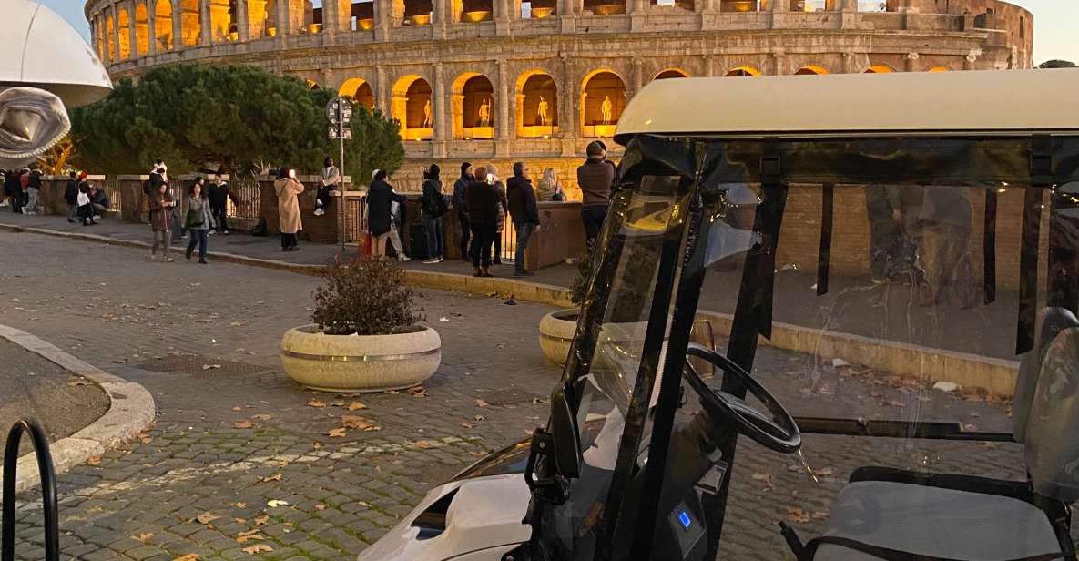 Rome: Night Tour by Golf Cart with Italian Dinner and Gelato - Key Highlights Worth Your Time