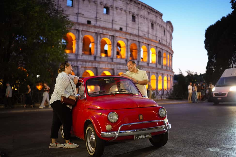 Rome: Night Tour in a Vintage Fiat 500 with Aperol Spritz - Key Highlights to Look Forward To