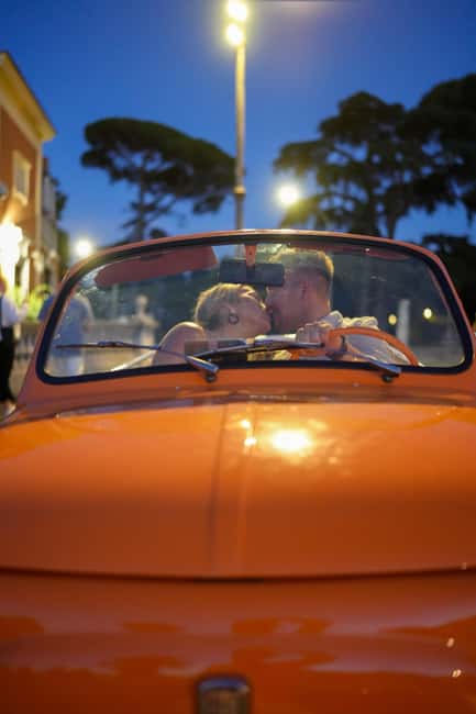 Rome: Night Tour in a Vintage Fiat 500 with Aperol Spritz - Terrazza del Gianicolo and Fontana dell’Acqua Paola: Two Scenic Icons