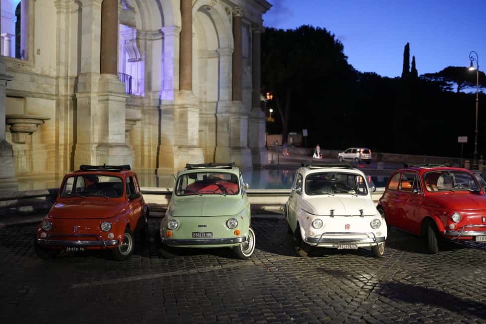 Rome: Night Tour in a Vintage Fiat 500 with Aperol Spritz - Photos, Aperol Spritz, and the Pace of a 2-Hour Loop