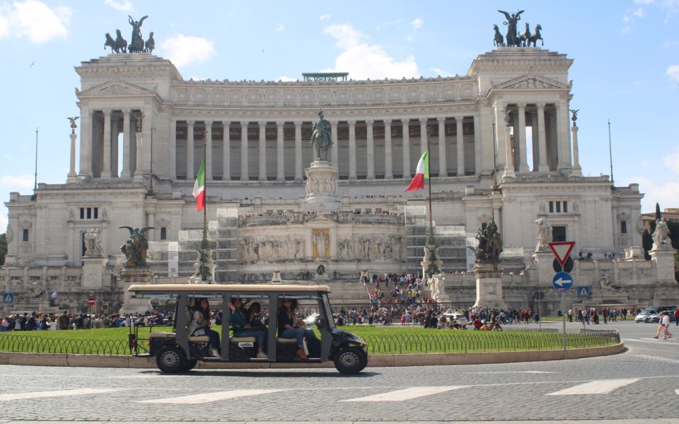 Rome: Night Tour of the City by Golf Cart (Private option) - Your Route: Colosseum Area to Pincio Terrace Views