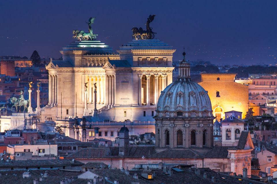 Rome: Nighttime Private Sightseeing Tour - Colosseum floodlights: the moment that makes the tour worth it
