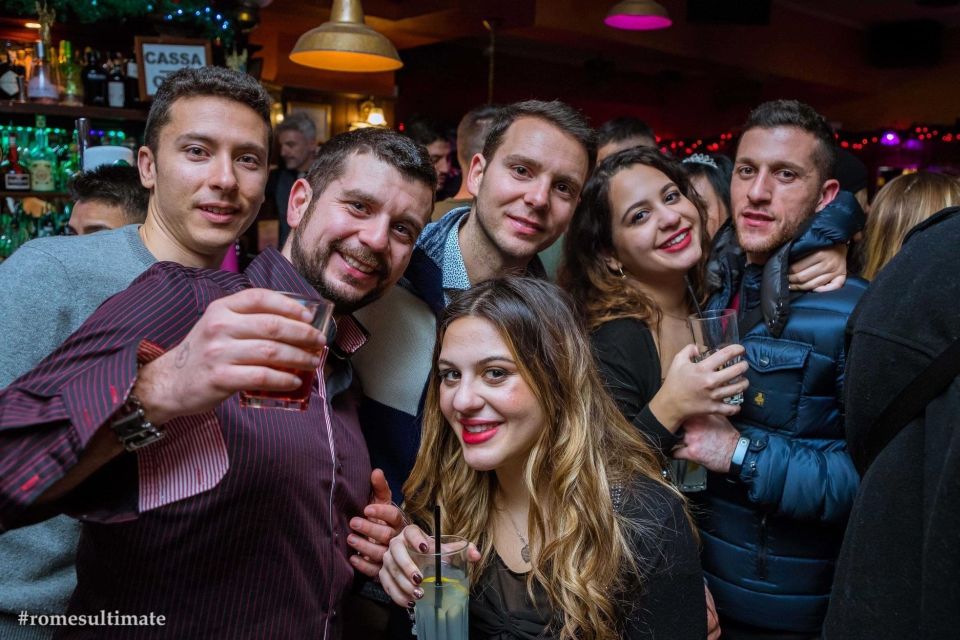 Rome: NYE Pub Crawl and Club - VIP skip-the-line club entry: separate entrance and a drink of choice