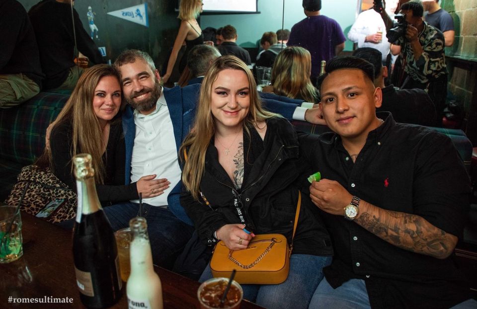Rome: NYE Pub Crawl and Club - What to wear in Rome on NYE: smart dress, no flip-flops, and no backpacks