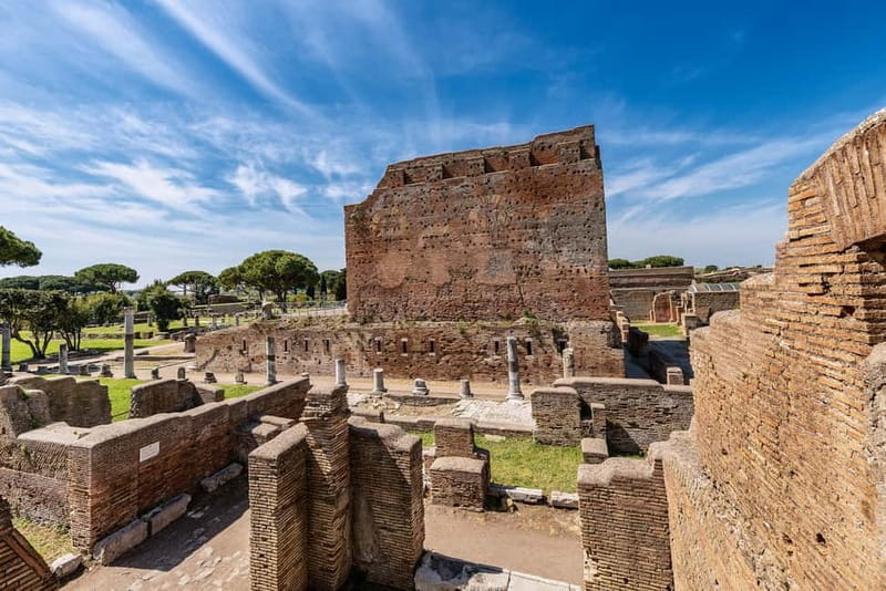 Rome: Ostia Antica Archaeological Park Ticket & Audio App - Castle of Julius II and the ports: why your ticket makes the trip more complete