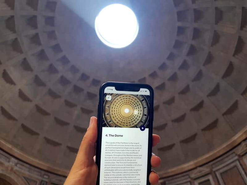 Rome: Pantheon Priority Entry Ticket & Audio Guide App - Timed Entry and a Small Group: What the Experience Feels Like